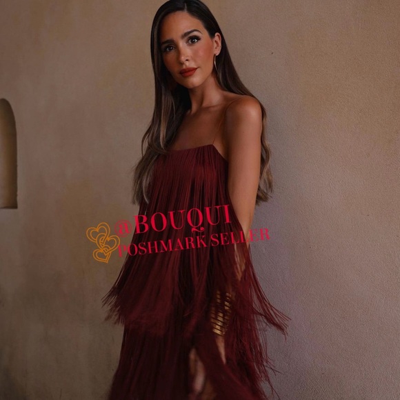 BLOGGERS FAV ZARA STRAPPY FRINGED DRESS - Picture 6 of 13